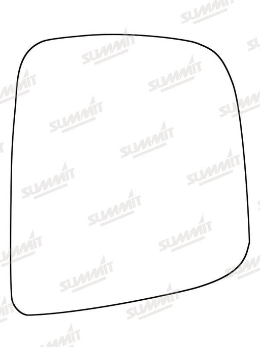 Summit Heated Backing Plate with Commercial Glass fits Nissan Nv200 Van 10-16 RHS - Summit - My Roof Bars
