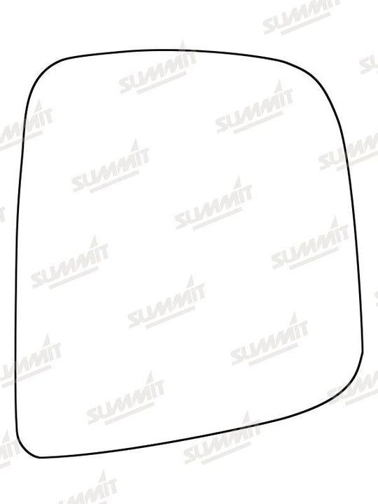 Summit Heated Backing Plate with Commercial Glass fits Nissan Nv200 Van 10-16 RHS - Summit - My Roof Bars
