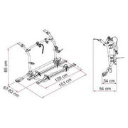 Fiamma Carry-Bike Vw T5 Pro - Deep Black 02096-71A - Fiamma - My Roof Bars
