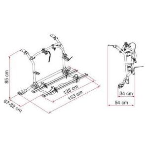 Fiamma Carry-Bike Vw T5 Pro - Deep Black 02096-71A - Fiamma - My Roof Bars