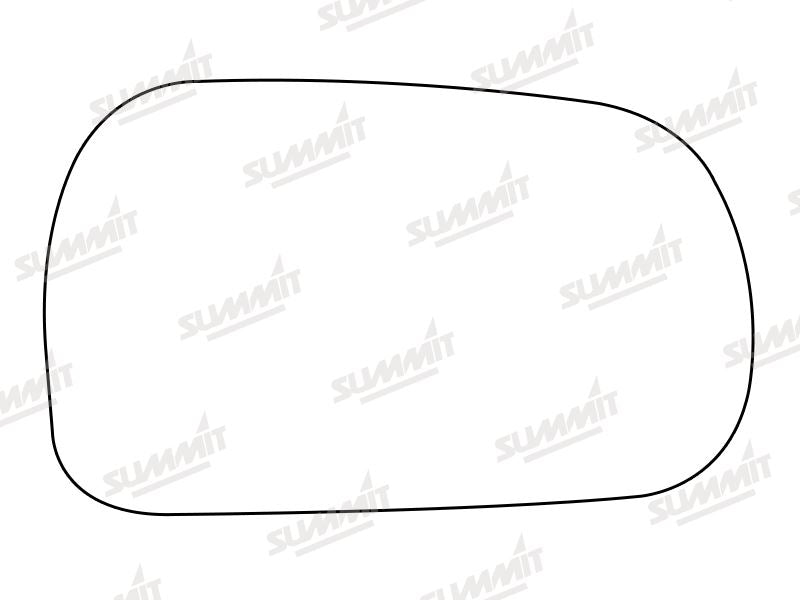 Summit Stick-On Standard Mirror Glass fits Daihatsu Applause RHS - Summit - My Roof Bars