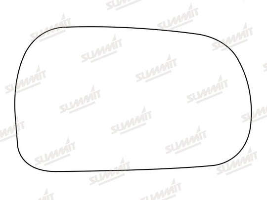 Summit Stick-On Standard Mirror Glass fits Daihatsu Applause RHS - Summit - My Roof Bars