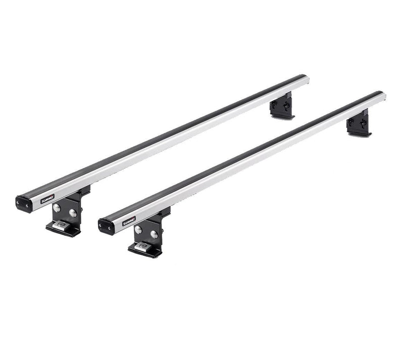 Summit Commercial 2 x Aluminium Fixed Point Roof Bars Rack 1.25m SULC-006