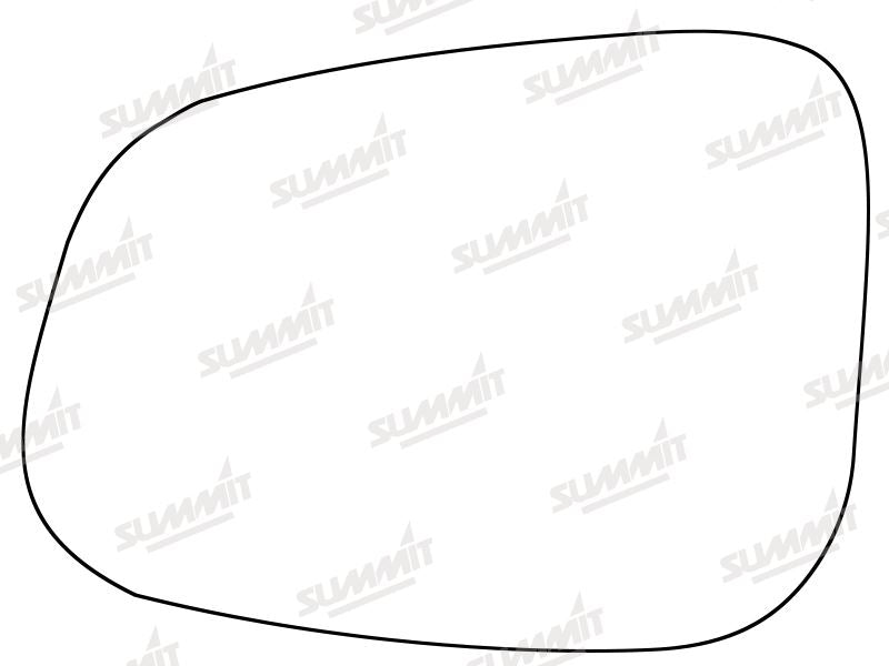 Summit Stick-On Standard Mirror Glass fits Jaguar XF 08to 18 LHS - Summit - My Roof Bars