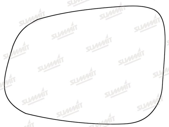 Summit Stick-On Standard Mirror Glass fits Jaguar XF 08to 18 LHS - Summit - My Roof Bars
