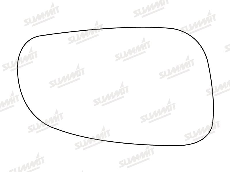 Summit Stick-On Standard Mirror Glass fits Volvo S60 V70 00 on RHS - Summit - My Roof Bars