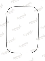 Summit Stick-On Commercial Mirror Glass fits Ford Transit Glass fits Mk2 Mk3 LHS RHS - Summit - My Roof Bars