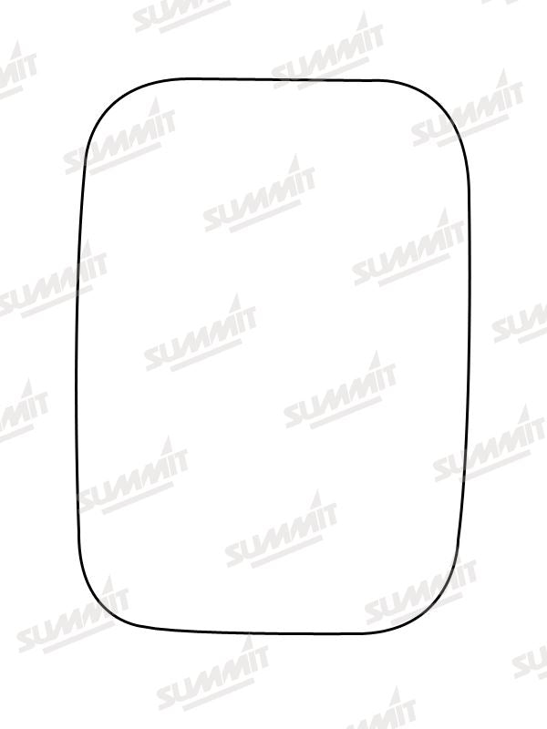 Summit Stick-On Commercial Mirror Glass fits Ford Transit Glass fits Mk2 Mk3 LHS RHS - Summit - My Roof Bars