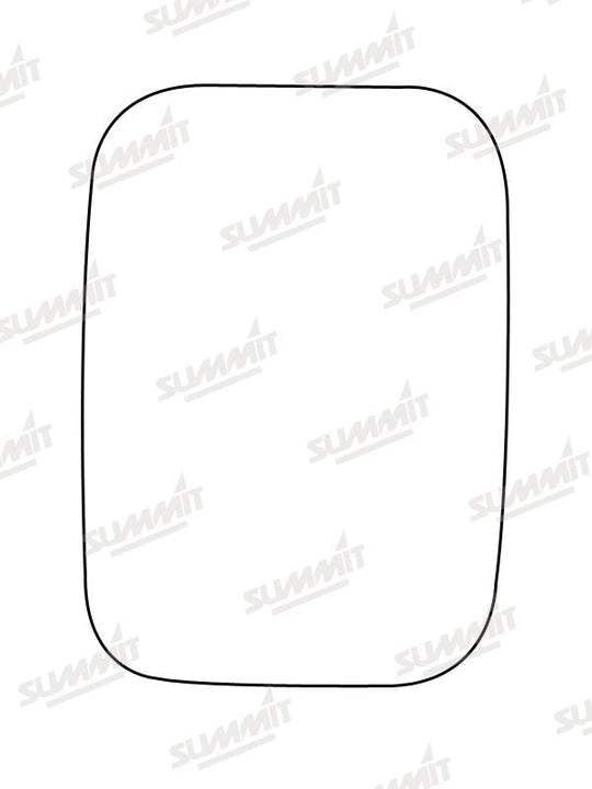 Summit Stick-On Commercial Mirror Glass fits Ford Transit Glass fits Mk2 Mk3 LHS RHS - Summit - My Roof Bars