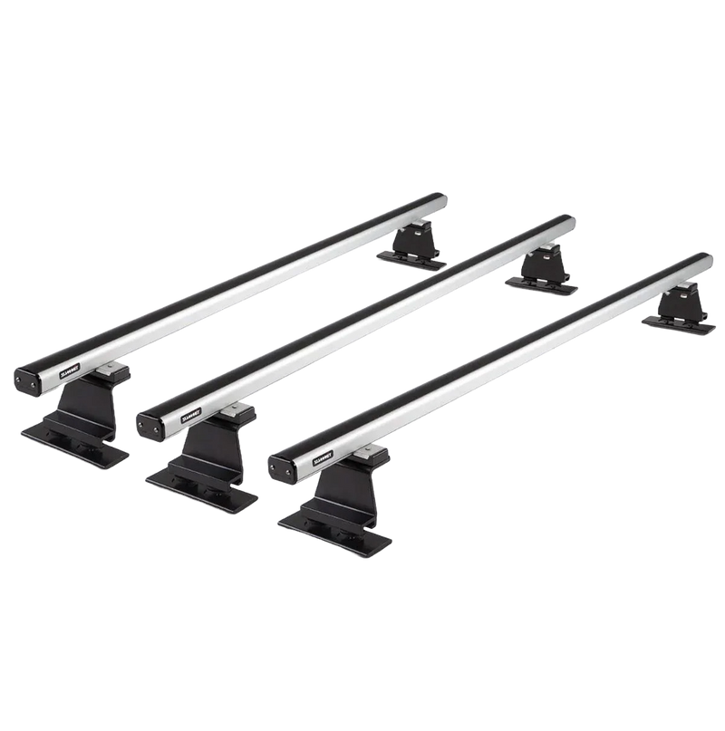 Summit Commercial 3 x Aluminium Fixed Point Roof Bars Rack 1.7m SULC-015