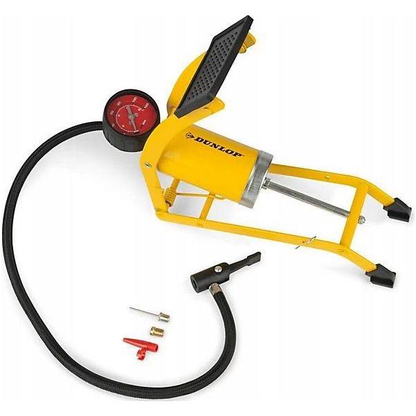 Dunlop Single Barrel Foot Air Pump Car Bike Bicycle Manometer Inflatables Balls - Dunlop - My Roof Bars