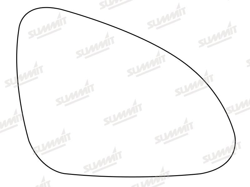 Summit Stick-On Aspheric Mirror Glass fits Vauxhall Insignia Astra J Coupe RHS - Summit - My Roof Bars
