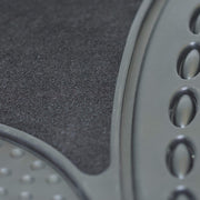 4 PCS Car Mats Rubber & Carpet Black Universal Fit Heavy Duty Non Slip - Sakura - My Roof Bars