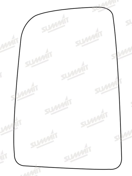 Summit Heated Base Plate With Commercial Mirror Glass fits Merc Benz Sprinter / VW Crafter LHS - Summit - My Roof Bars