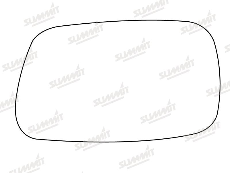 Summit Stick-On Standard Mirror Glass fits Toyota Avensis 97 to 02 RHS - Summit - My Roof Bars