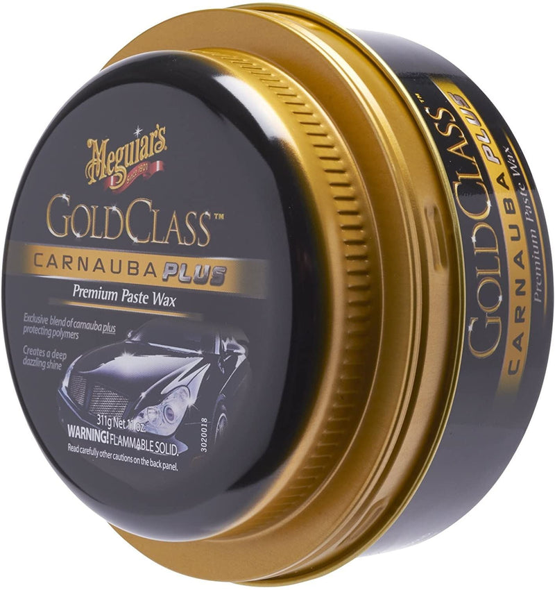 2x Meguiar's G7014EU Gold Class Carnauba Plus Premium Paste Wax 311g