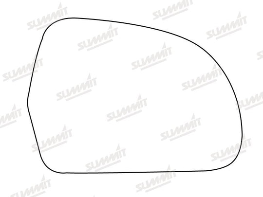 Summit Stick-On Aspheric Mirror Glass fits Audi A3, A4, A5, A6 Skoda Octavia RHS - Summit - My Roof Bars
