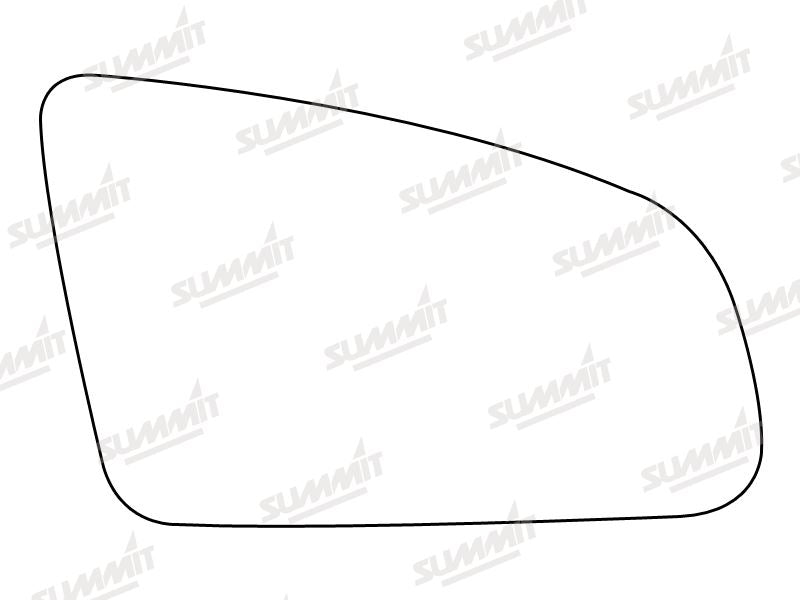 Summit Stick-On Standard Mirror Glass fits Audi A4 01 on RHS - Summit - My Roof Bars