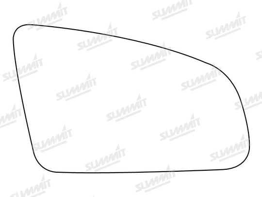 Summit Stick-On Standard Mirror Glass fits Audi A4 01 on RHS - Summit - My Roof Bars