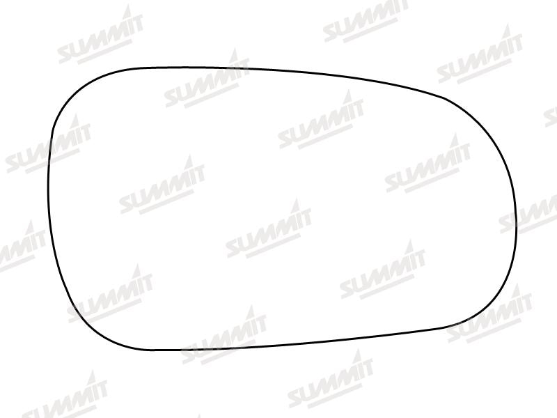 Summit Stick-On Standard Mirror Glass fits Honda Accord Rover 600 RHS - Summit - My Roof Bars