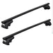 Thule SquareBar Evo Roof Bars Black fits Dacia Duster 2024- 5 doors with Raised Rails - Thule - My Roof Bars