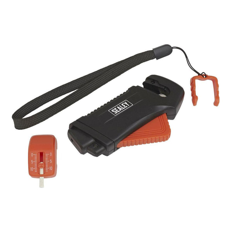 Sealey Emergency Breakout Tool With Tyre Tread Depth Gauge TST19 - Sealey - My Roof Bars