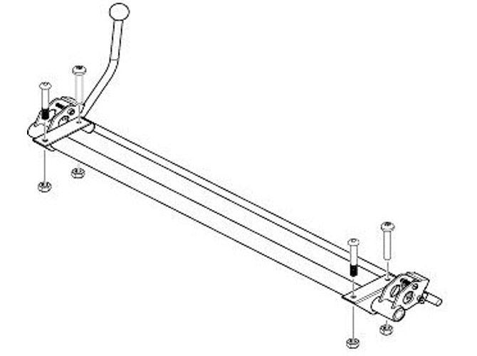 Thule Axle arking brake assembly - Thule Courier Replacement Part 1500054796