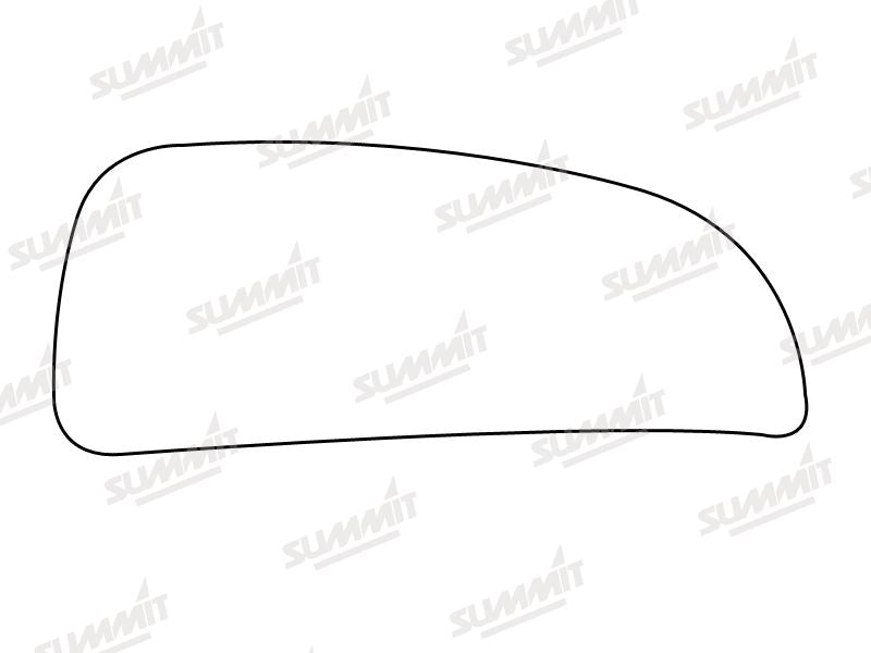 Summit Stick-On Commercial Lower Blind-Spot Mirror Glass fits Citroen Jumper, Fiat Ducato, Peugeot Boxer LHS - Summit - My Roof Bars