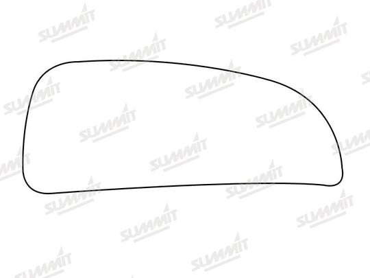 Summit Stick-On Commercial Lower Blind-Spot Mirror Glass fits Citroen Jumper, Fiat Ducato, Peugeot Boxer LHS - Summit - My Roof Bars