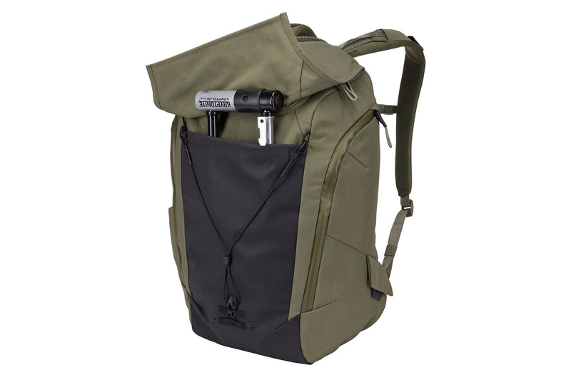 Thule Paramount bike commute backpack soft green 28L