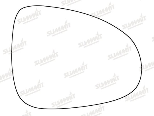 Summit Stick-On Standard Mirror Glass fits VW Touareg 13 on RHS - Summit - My Roof Bars