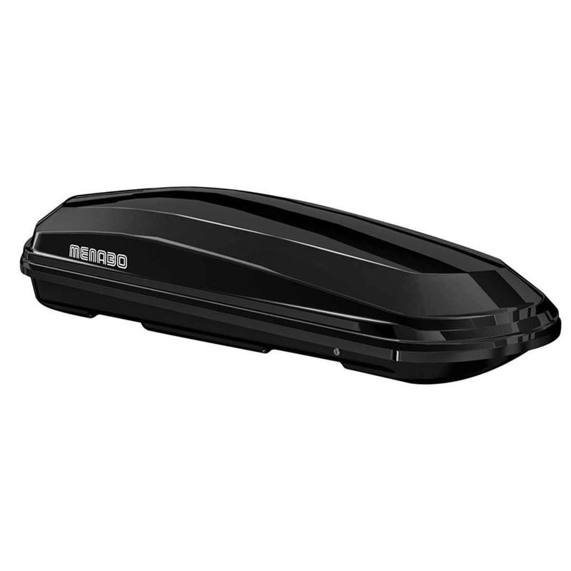 Menabo Diamond 500 Litre Black Roof Box with Duo Opening (75kg Max.) - Menabo - My Roof Bars