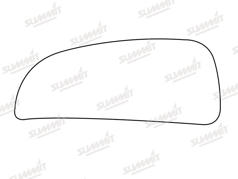 Summit Non-Heated Base Plate With Lower Blind-Spot Mirror Glass fits Fiat Ducato, Peugeot Boxer 06 on RHS - Summit - My Roof Bars