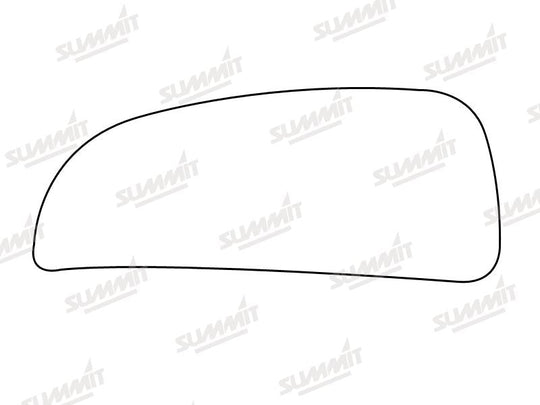 Summit Non-Heated Base Plate With Lower Blind-Spot Mirror Glass fits Fiat Ducato, Peugeot Boxer 06 on RHS - Summit - My Roof Bars