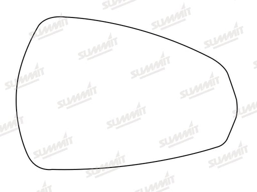 Summit Stick-On Aspheric Mirror Glass fits Audi A3 13 on RHS - Summit - My Roof Bars