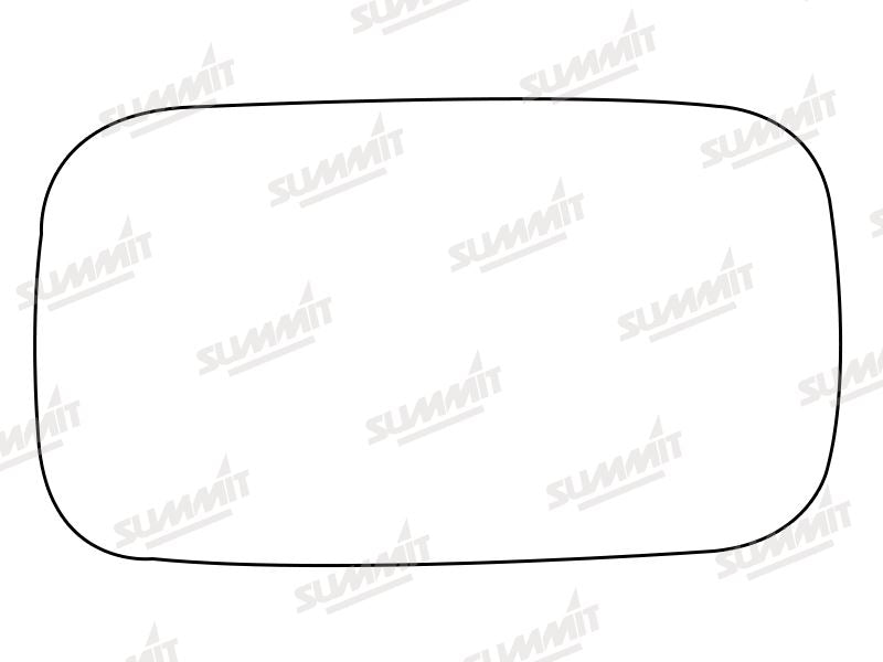 Summit Stick-On Aspheric Mirror Glass fits Volvo V50 04 to 12 RHS - Summit - My Roof Bars