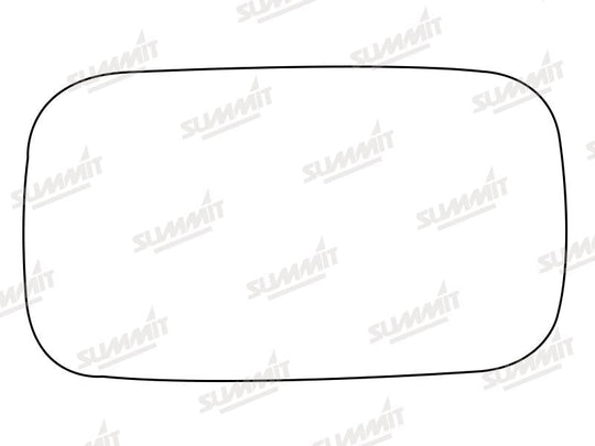 Summit Stick-On Aspheric Mirror Glass fits Volvo V50 04 to 12 RHS - Summit - My Roof Bars