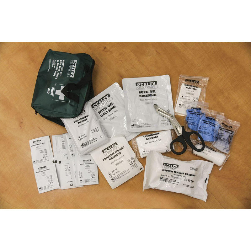 Sealey First Aid Kit Medium for Cars Taxis & Small Vans BS 8599-2 Compliant - Sealey - My Roof Bars