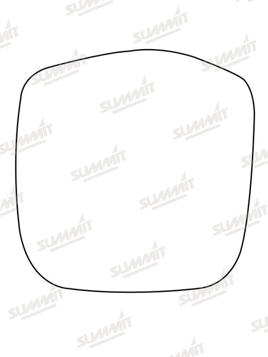 Summit Stick-On Commercial Mirror Glass fits Toyota Hi-Ace Power Van LHS - Summit - My Roof Bars