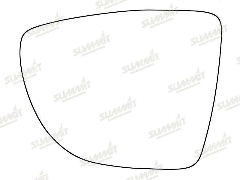 Summit Heated Base Plate With Blind Spot Mirror Renault Clio 12 On LHS - Summit - My Roof Bars