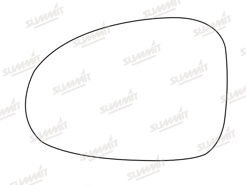 Summit Stick-On Standard Mirror Glass fits Daewoo Matiz LHS - Summit - My Roof Bars