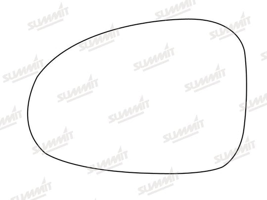 Summit Stick-On Standard Mirror Glass fits Daewoo Matiz LHS - Summit - My Roof Bars