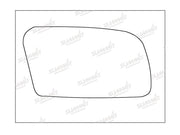 Summit Stick-On Standard Mirror Glass fits Mazda 626 RHS - Summit - My Roof Bars