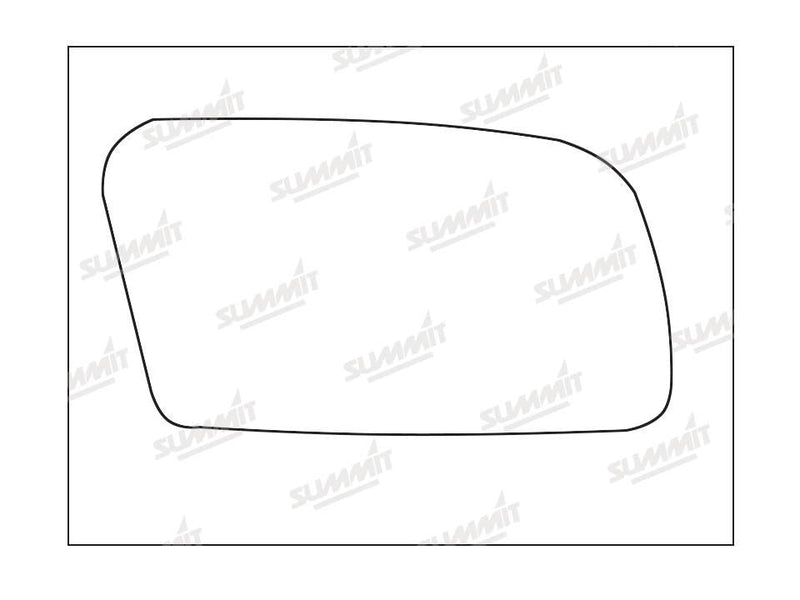 Summit Stick-On Standard Mirror Glass fits Mazda 626 RHS - Summit - My Roof Bars