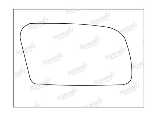 Summit Stick-On Standard Mirror Glass fits Mazda 626 RHS - Summit - My Roof Bars