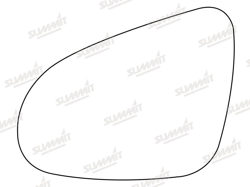 Summit Non-Heated Base Plate With Standard Mirror Glass fits LHS - Summit - My Roof Bars