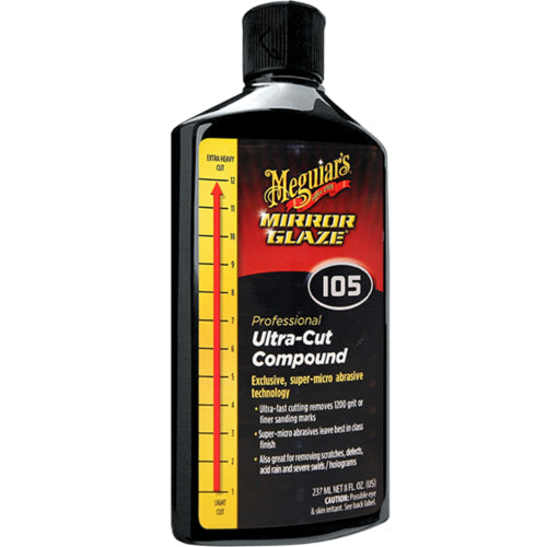 Meguiar's 105 Mirror Glaze 105 Professional Ultra-Cut Compound 237ml M10508 - Meguiar's - My Roof Bars