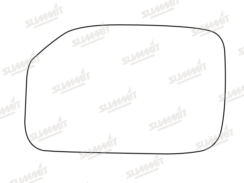 Summit Heated Base Plate With Standard Mirror Glass fits Peugeot 106 91 to 03 RHS - Summit - My Roof Bars