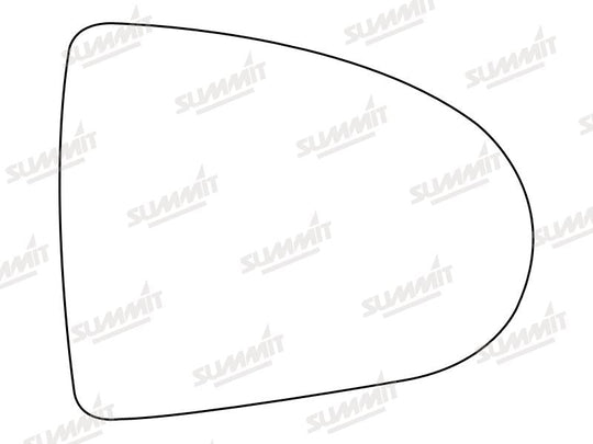 Summit Stick-On Standard Mirror Glass fits Mitsubishi Colt 04 on RHS - Summit - My Roof Bars