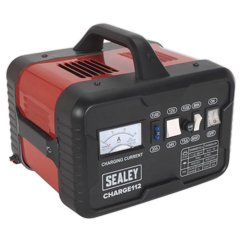 Sealey Battery Charger 16A 12/24V 230V CHARGE112 - Sealey - My Roof Bars